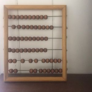 Vintage abacus